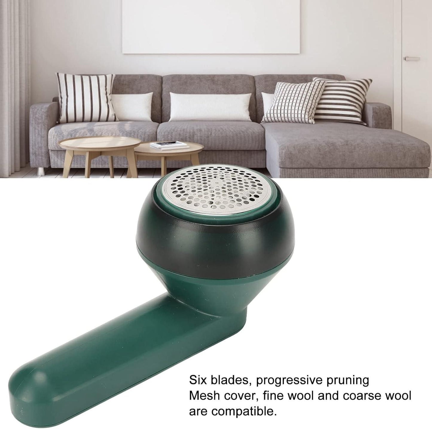 Wireless Lint Remover for Sweaters, Furniture, Cushions.