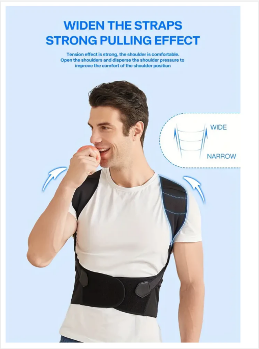 Adjustable Back Posture Corrector Belt for Women & Men by ARC FLICK